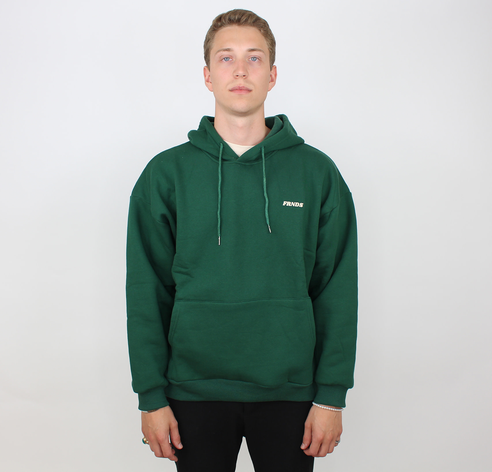 forest green pullover hoodie